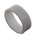 S&otilde;rmus Lihtne stiil Erksad V&auml;rvid K&otilde;ik sobivad allergiavaba kerge dekoratiivne roostevaba teras US 7 valge