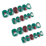 24 tk/karp Kunstk&uuml;&uuml;ned Press Isekleepuvad Kasutajas&otilde;bralik T&auml;ielik katvus J&otilde;ulusari Laste k&uuml;&uuml;ned 11