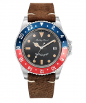 Mathey-Tissot Vintage Nahkrihm Must T&auml;hikuga Kvarts H900ALR Meeste K&auml;ekell must