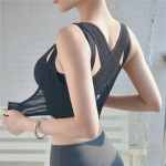 Moodsad riided Naiste rindkere toetav vest koguv rindkere tugi, korrigeeriv rindade kuju, suur aluspesu Reguleeritav hingav spordirinnahoidja S must