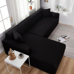 Punase veini &uuml;hev&auml;rviline L-kujuline kaitsetool, pikad katted, elastsed nurgad, sektsioondiivani kate elutuppa 2 3 4 koht 1-seater 90-140cm