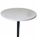 &Uuml;mmargune 60-130cm Kaitsja Paigaldatud Laudlina Lauakate Veekindel Elastne 130cm valge