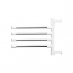 Roostevastane k&auml;ter&auml;tikuivati ​​Stabiilne praktiline vannitoa seinakonksus Four Layer