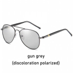 Mood fotokroomsed polariseeritud p&auml;ikeseprillid Meeste klassikalised p&auml;ikeseprillid UV400 kattega l&auml;&auml;tse sulamist raami v&auml;rvi muutvad k&auml;rnkonnaprillid