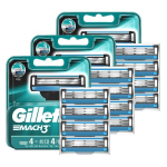 Gillette Mach3 Original raseeriterad, 4 pakki, 3 t&uuml;kki, Korea raseeritera