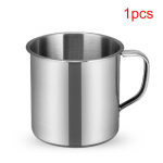 6tk Outdoor Camping Matkateekruusi tass roostevabast terasest kohvitass 1pc