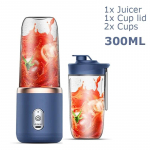 Kaasaskantav mikser 6 teraga mahlapressitopsi komplekt Laetav auto v&auml;litingimustes v&auml;ike kodublender T&auml;isautomaatne smuutimikser Apelsini puuviljamahlapress Travel roosa