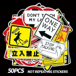 Hoiatussildid Veekindlad Kleebised 50 tk 50 pcs