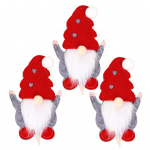 3 tk j&otilde;ululauan&otilde;ude hoidik, pidulik n&auml;ota Gnome s&ouml;&ouml;giriistade kott kahvli noa jaoks j&otilde;uluk&ouml;&ouml;gi s&ouml;&ouml;gilaua kaunistus A