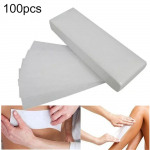 &Uuml;hekordne ilu karvaeemalduspaber 100 t&uuml;kki paksendatud lausriidest karvaeemaldus mee vaha paberist karvaeemaldusvahend valge