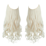 Parukatel on palju juukseid, U-kujulised juuksepikendused, naiste &otilde;ngen&ouml;&ouml;riga parukad, n&auml;htamatud looduslikud pikad lokkis juuksed M01 22INCH