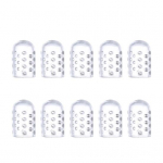 10/30/50 tk Silikoonist varbakaitsekomplekt Hingavad geelist varbakatted konnasilmadele villidele Sissekasvanud varbak&uuml;&uuml;nte valu leevendamine V&auml;ikeste varvaste varrukad korgid Kaitsmed 10 pcs