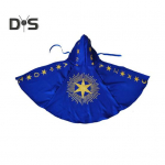 Lapsed Halloweeni keeb Unisex t&auml;hetr&uuml;kiga kapuutsiga pits-up n&otilde;ia cosplay lavaesinemise kost&uuml;&uuml;m trikk v&otilde;i maius peo pont&scaron;o L sinine