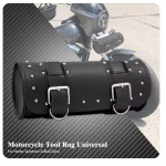 Universaalne mootorratta sadulakott, mootorratta t&ouml;&ouml;riistakott, nahast veekindel mootorratta hoiukott, juhtrauakott 31 x 13 x 13 cm must