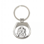 Wirehaired Vizsla, Hungarian Wire-haired Pointer - keychain with a dog, keychain with a print, personalized pendant from the Art-Dog brand