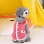 Pehme koerakassi jope vest Talvekoerte riided Teddy Chihuahua mantel Prantsuse buldogi r&otilde;ivad v&auml;ikestele keskkoertele Kutsika soojad riided S