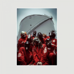 Heavy Metal Band Slipknot Vintage plakat Valgest paberist Rock Bandi plakatid ja tr&uuml;kised Avaleht Baar Seinakunst Maalimine Elutoa kaunistus Seinapilt 42x30cm