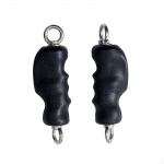 2x Exercise Handles Pull up Grips Gym Grip Strength with Rings Triceps Handle for Home Arm