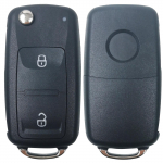 2 nupuga autoklapiga kaugjuhtimispuldi v&otilde;tme&uuml;mbrise kate VW Volkswagen Amarok Polo Golf 4 5 6 MK4 Bora Jetta Altea Alhambra Passat Fox jaoks must