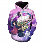 Anime Demon Slayer seeria 3D prinditud meeste kevad uus stiil kapuutsiga pikkade varrukatega kapuuts Mood vabaaja puuvillane pullover r&otilde;ivad M