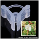 Kuum!100 TK K&ouml;&ouml;givilja Puuvilja Taime Pookimise Klamber Arbuus Maasikas Tomat Pooll&auml;bipaistev Tugiklamber Aiatarvikud 100PCS puhas