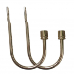 Kardinahoidiku hoidja konksu taha kinnitatud lipsu riidepuu tutt punane