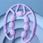 360&deg; rulljalgade masseerija lihaste l&otilde;dvestamiseks ja vereringe parandamiseks roosa