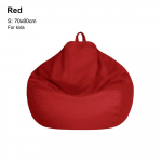 Seat Home Decor Diivani diivani kate Suur kott-tooli kate Diivani kate Lazy Lounger Mugav m&auml;ngutool S punane
