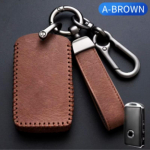 Uus Nahast Auto V&otilde;tmehoidja Kest Kate Mazda 3 Alexa CX30 CX-4 CX5 CX-5 CX8 CX-8 CX-30 CX9 CX-9 Kaitsja V&otilde;tmeta Pult Tarvikud pruun