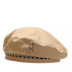 Metallkett Pol&uuml;ester Korea stiilis M&uuml;ts Naiste Barett Mood Maalija M&uuml;ts Talv S&uuml;gis Barett khaki