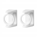 Isekleepuv kardinapuu hoidik 360&deg; p&ouml;&ouml;rlev r&otilde;ngas, reguleeritav ilma puurimiseta kardinapuu kronstein k&ouml;&ouml;gile, vannitoale One Size