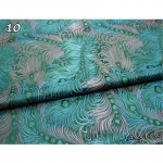 K&otilde;rgkvaliteediline etniline brokaat siidkangas paabulinnusule muster jacquard satiinkangas DIY &otilde;mblemine Cheongsam riided polsterdus dekoratsioon 1M