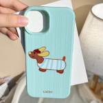 Telefoni&uuml;mbris iPhone 11 13 XR XS Max &uuml;mbrisele iPhone 12 14 15 16 Pro Max 12 Pro 15 Plus Nahast v&auml;rvitud veekindel kukkumis- ja kulumiskindel multikas iPhone 16 Pro Max valge