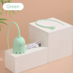 Interaktiivsed kassim&auml;nguasjad USB elektriline intelligentne veerev pallim&auml;nguasi kassidele lemmikloomade silikoonist automaatne p&ouml;&ouml;rlev hiiresaba kassipoegade n&auml;pun&auml;ide roheline