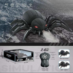 Uus RC Spider Robot kaugjuhtimispult Spider Dragonfly Bee m&auml;nguasi pihusti/valguse/muusikaga kingitusega 6&ndash;12-aastastele poistele Halloweeni lihav&otilde;ttep&uuml;hade laste m&auml;nguasjad Spider