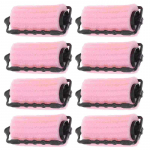 12 tk. Juukserulli komplekt Heatless Juuste lokirull DIY lokid naistele Sponge Juuste lokirullid Juuksuri Stiilid Vaht Juukserullid Salong No Heat Juuste Curling 12pcs roosa