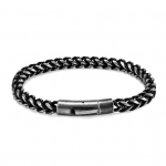 Meeste k&auml;ev&otilde;ru paks kett Retro punk stiilis roostevabast terasest individuaalsed randmeehted 19cm