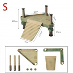 Kilpkonnade ujumisplatvorm ujuv saar Brasiilia terrapin doki akvaariumi kaldtee platvorm roomajate elupaiga kaunistus