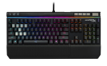 HyperX Alloy Elite RGB m&auml;nguriklaviatuur pruunide l&uuml;lititega m&auml;nguritele USB laadimisport LED taustavalgustus 2-aastane garantii HX-KB2BR2-US/R1 must