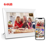 WiFi Frameo digitaalne pildiraam 10,1 tolli 32 GB/64 GB nutikas digitaalne pildiraam 1280x800 IPS HD puuteekraaniga AU Plug