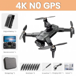 Uus originaal S196 GPS Drone 8K 5G WIFI FPV Professional HD aerofotograafia ESC kahe kaameraga harjadeta takistuste v&auml;ltimise Quadcopter 8000M NO GPS 1 battery