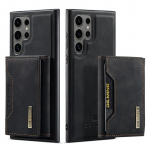 Luksuslik magnetiline eemaldatav nahast rahakotikott Samsung Galaxy S25 S24 S23 Ultra S22 S21 Plus S20 FE A55 A35 jaoks, kaardihoidja kate For Samsung S22 punane