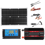 4000 W p&auml;ikeseenergia s&uuml;steem 20 W p&auml;ikesepaneeli akulaadija p&auml;ikeseenergia inverter T&auml;ielik komplekt p&auml;ikeseenergia kontroller 110 V/220 V AC110V