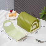 5 tk 10 tk Mousse koogikarp &Scaron;veitsi rull-magustoidu pakkekarbid Pulmade s&uuml;nnip&auml;evad Baby Shower Party Toidu s&auml;ilituskonteinerid 5PCS piparm&uuml;ndiroheline v&auml;rv