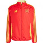 Adidas Hispaania H&uuml;mnijakk Logo Tr&uuml;kk Triibuline Seisukrae Pikkade Varrukatega Jakk Meeste Jakk Parem-Punane Pulss-Kollane IX0440 XL