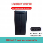 Meeste USB-laetav soojendusega talvejope 5V2A 20,000W Power Bank; S