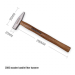 Green Forest elektriku minihaamer &ndash; mitmek&uuml;lgne lame, pardnokk ja lehtmetalli t&ouml;&ouml;riist 200g wooden handle machinist hammer