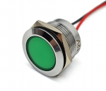 2 szt Lampka kontrolna deski rozdzielczej LED Off-Road 22mm Zielony