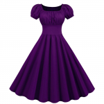 Naiste vintage retro Rockabilly m&uuml;tsivarrukatega Hepburni stiilis kokteilikleit S
