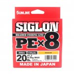 Sunline PE Line X8 Siglon 300M PE 1.2 20LB Oranž (2509) oranž